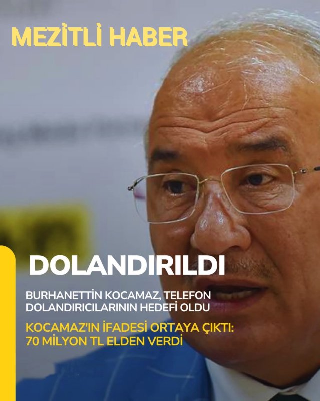 Milyarlık Bütçeleri Yöneten Akıl İflas Etti: Burhanettin Kocamaz Sahte Savcıya 73 Milyon Kaptırdı! Memleket Kimlere Emanet?